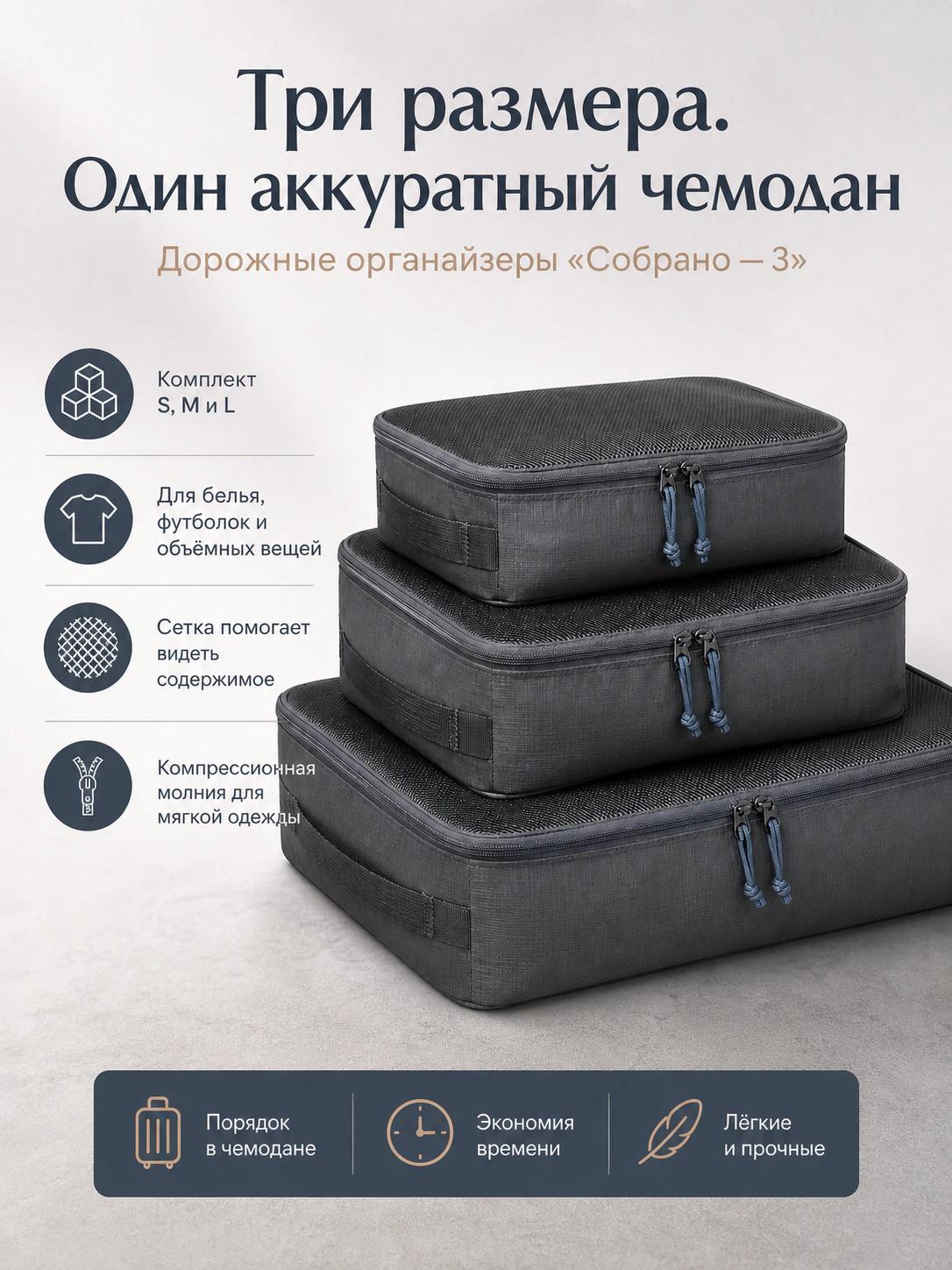 Инфографика для карточки: Органайзеры «Собрано — 3»